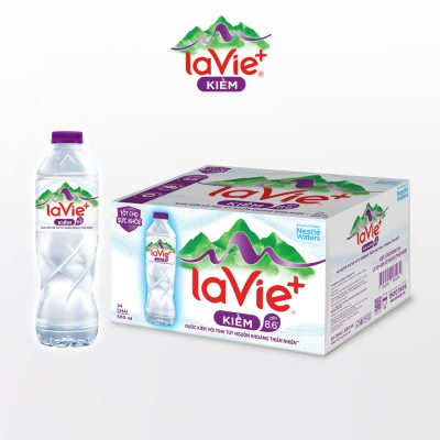 La Vie+ Kiềm 500ml (Thùng 24 chai) | La Vie+ Kiềm có khoáng thiên nhiên